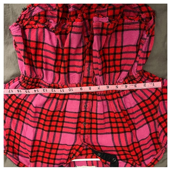 💕We the free button down flannel shirt-size S💕 - Picture 15 of 16